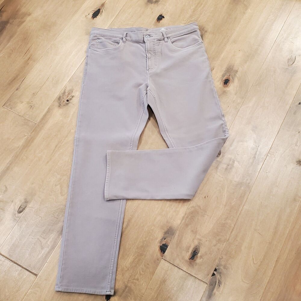 Faherty Slim Straight Men’s Jeans in Light Taupe